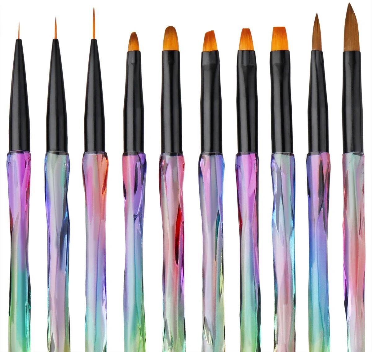 Elysee Beauty 10 Penselen set voor Nagel Gel - Nagel kwasten - Nail brush Elysee Beauty 10 Penselen Set Voor Nagel Gel - Nagel Kwasten - Nail Brush -Nagelbenodigdheden 1200x1136 1