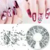 Merkloos Doosje Rhinestone Zilver - Carrousel -Strass Nagel Steentjes / Nagel Diamantjes / Nail Art -Nagelbenodigdheden 1200x1136 2
