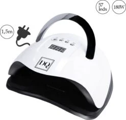 DANIQQI - 180 Watt UV LED Lamp Gelnagels - 57 LED Lampen- Nagel - UV - LED Lamp - Wit - Zwart - Nagellamp - Nail Dryer - Nagels - Salon - Timer - Professioneel - Super Krachtig - Extra Lang Snoer - Moederdag -Nagelbenodigdheden 1200x1137 4