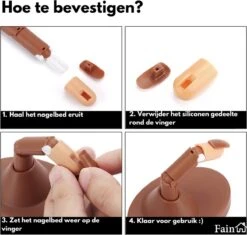Oefenhand Voor Nagels – Nail Trainer Vinger – All-in-1 Set – Incl. 80 Kunstnagels – Nail Art – Nagel Set – Nail Trainer Hand -Nagelbenodigdheden 1200x1141 3