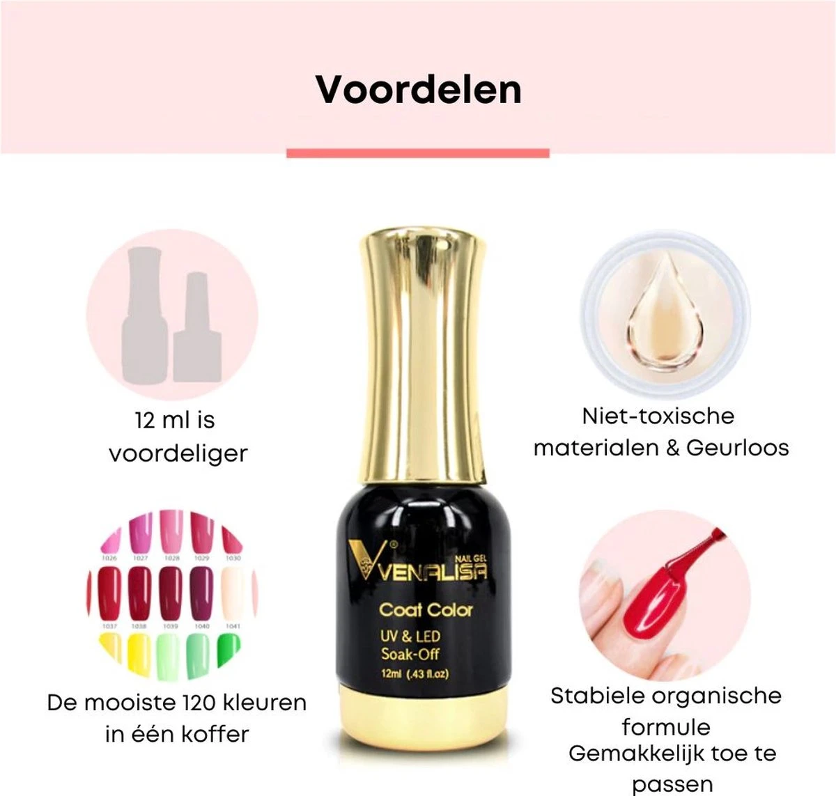 Venalisa 120 set | 12ml per stuk | Professionele set | Gellak nagellak | Inclusief koffer | Polygel | Polygel kleuren | Polygel nagels | Polygel kit Venalisa 120 Set | 12ml Per Stuk | Professionele Set | Gellak Nagellak | Inclusief Koffer | Polygel | Polygel Kleuren | Polygel Nagels | Polygel Kit -Nagelbenodigdheden 1200x1143 1