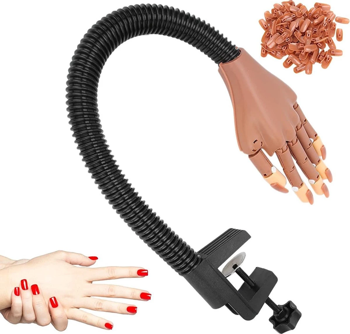 Oefenhand voor nagels - 100 Gratis Oefennagels - Nailtrainer - Nailart - Nagelstyliste Merkloos Oefenhand Voor Nagels - 100 Gratis Oefennagels - Nailtrainer - Nailart - Nagelstyliste -Nagelbenodigdheden 1200x1147 2