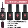 #PASSIONATEPURPLESERIE - Influence Gellac - Paarse Gellak - Gellak UV - UV Gellak - Gel Nagellak - Basecoat - Topcoat - Topcoatmat - No Wipe - Startersset - Kado Vrouw - Valentijns Cadeau - Kado Voor Haar - 4 X 10 Ml -Nagelbenodigdheden 1200x1155 4