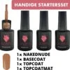 #NAKEDNUDESERIE - Influence Gellac - Nude Gellak - Gellak Nude UV - UV Gellak - Gel Nagellak - Basecoat - Topcoat - Topcoatmat - No Wipe - Startersset - Kado Vrouw - Valentijns Cadeau - Kado Voor Haar - 4 X 10 Ml -Nagelbenodigdheden 1200x1155 5