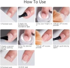 Navulset Flesjes Dippoeder Dipping Powder Activator Basecoat Topcoat Brush Saver Dippn -Nagelbenodigdheden 1200x1156 4