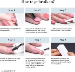 Marnifique® - NEW FORMULA - Gellak Cream Remover Set 30 Ml - Gel Polish Remover - Gellak Remover - Gel Polish - Gellak Verwijderen - Gellak Verwijderaar - Nagellak Remover - BIAB Remover - Vijl - Aceton 5 Marnifique® - NEW FORMULA - Gellak Cream Remover Set 30 Ml - Gel Polish Remover - Gellak Remover - Gel Polish - Gellak Verwijderen - Gellak Verwijderaar - Nagellak Remover - BIAB Remover - Vijl - Aceton -Nagelbenodigdheden 1200x1159