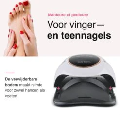 Vivid Green UV Lamp Gelnagels - Led Nagellamp - Gellak Nagel Lamp - Nageldroger - Naggellak Droger - Nagels - 168W -Nagelbenodigdheden 1200x1165