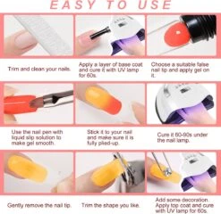 Merkloos Nepnagels - Polygel Set - 8 Kleuren - Nagels Set - Polygel Starter Set - Nagelverlenging Gel Kit - Voor Beginners - Voor DIY Salon Art Nagels -Nagelbenodigdheden 1200x1166 1
