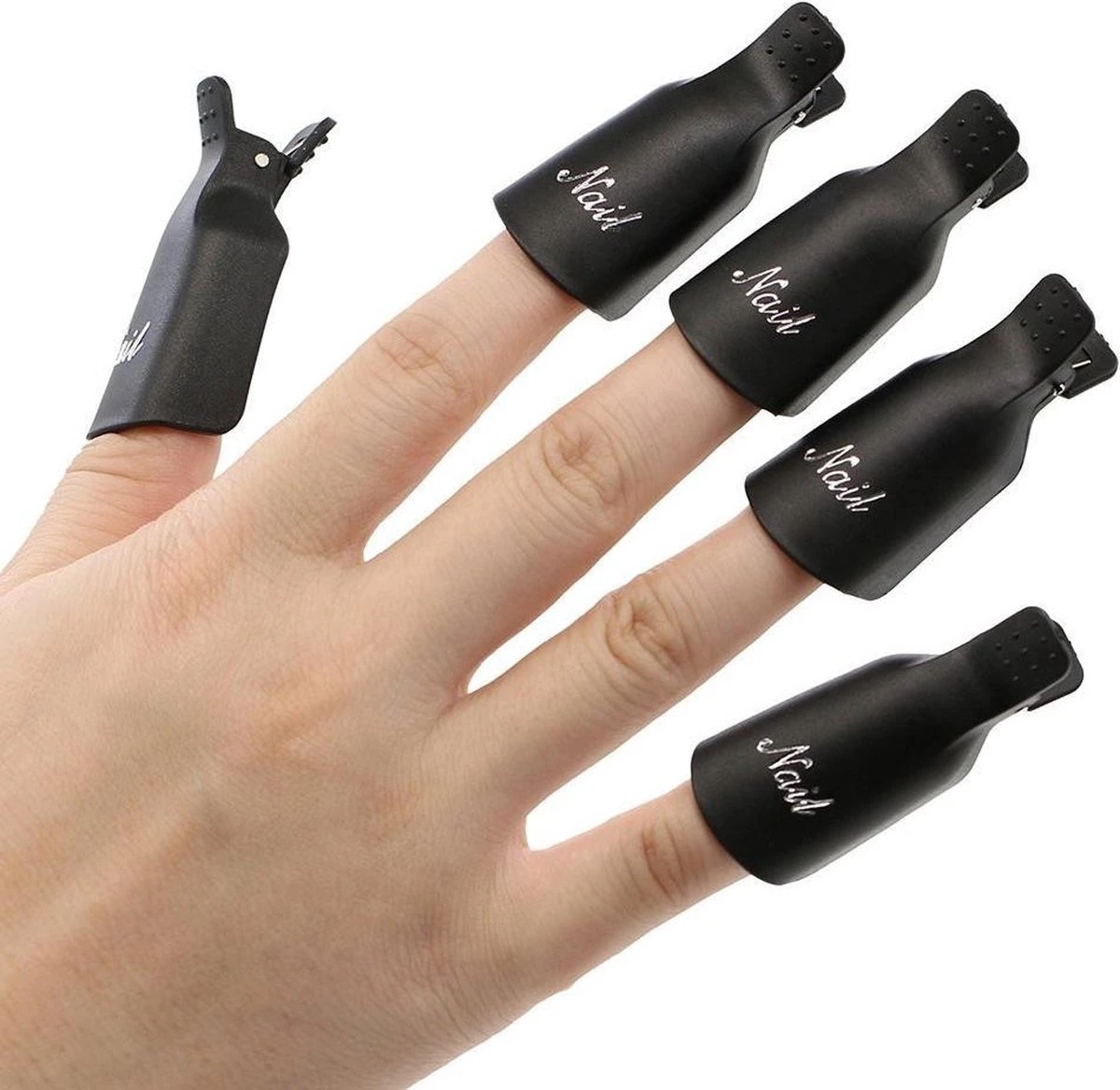 Nagellak Remover Clips 10 stuks Merkloos Nagellak Remover Clips 10 Stuks -Nagelbenodigdheden