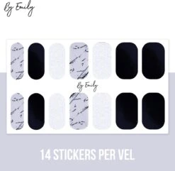 By Emily - Nagel Wrap - Classic Chique | 14 Stickers Per Vel | Nail Wrap | Nail Art | Trendy | Design | Nagellakvrij | Eenvoudig | Nagel Art | Nagel Wrap | Nagel Stickers | Folie | Zelfklevend | Sjablonen 4 By Emily - Nagel Wrap - Classic Chique | 14 Stickers Per Vel | Nail Wrap | Nail Art | Trendy | Design | Nagellakvrij | Eenvoudig | Nagel Art | Nagel Wrap | Nagel Stickers | Folie | Zelfklevend | Sjablonen -Nagelbenodigdheden 1200x1173 2