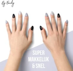 By Emily - Nagel Wrap - Classic Chique | 14 Stickers Per Vel | Nail Wrap | Nail Art | Trendy | Design | Nagellakvrij | Eenvoudig | Nagel Art | Nagel Wrap | Nagel Stickers | Folie | Zelfklevend | Sjablonen 6 By Emily - Nagel Wrap - Classic Chique | 14 Stickers Per Vel | Nail Wrap | Nail Art | Trendy | Design | Nagellakvrij | Eenvoudig | Nagel Art | Nagel Wrap | Nagel Stickers | Folie | Zelfklevend | Sjablonen -Nagelbenodigdheden 1200x1173 4