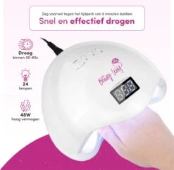 TheBeautyWay Nageldroger - Voor Gelnagels - Geschikt Voor Elke Nagel Gellak - 24 LEDs -Nagelbenodigdheden 1200x1178 4