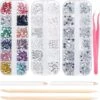 GUAPÀ® Nail Art Strass Steentjes | Diamantjes | Rhinestones | Nagel Decoratie | Nail Art Glitters | Complete Nail Art Kit | 3 Dozen Nail Art Diamantjes 1 GUAPÀ® Nail Art Strass Steentjes | Diamantjes | Rhinestones | Nagel Decoratie | Nail Art Glitters | Complete Nail Art Kit | 3 Dozen Nail Art Diamantjes -Nagelbenodigdheden 1200x1179 5
