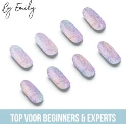 By Emily - Nagel Wrap - | Galaxy Dream | 16 Stickers | Nail Wrap | Nail Art | Trendy | Design | Nagellakvrij | Eenvoudig | Nagel Wrap | Nagel Stickers | Folie | Zelfklevend | Sjablonen -Nagelbenodigdheden 1200x1180 12