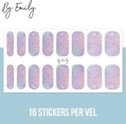 By Emily - Nagel Wrap - | Galaxy Dream | 16 Stickers | Nail Wrap | Nail Art | Trendy | Design | Nagellakvrij | Eenvoudig | Nagel Wrap | Nagel Stickers | Folie | Zelfklevend | Sjablonen -Nagelbenodigdheden 1200x1180 8