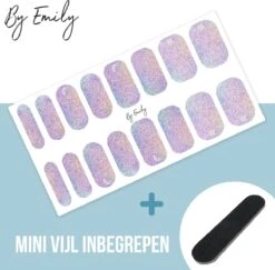By Emily - Nagel Wrap - | Galaxy Dream | 16 Stickers | Nail Wrap | Nail Art | Trendy | Design | Nagellakvrij | Eenvoudig | Nagel Wrap | Nagel Stickers | Folie | Zelfklevend | Sjablonen -Nagelbenodigdheden 1200x1180 9