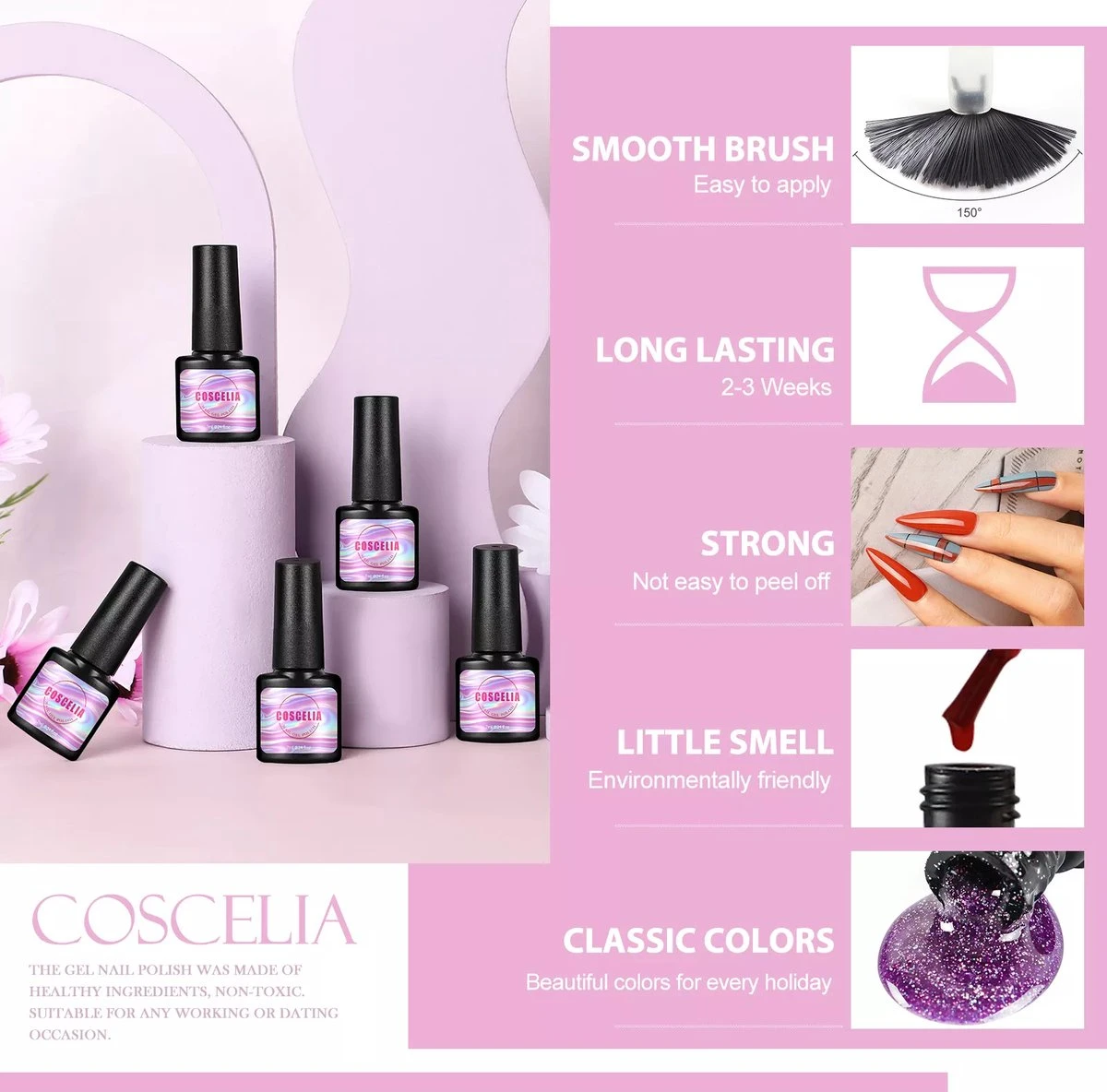 Royala F - Gellak Starterspakket + Inclusief Portable UV LED Lamp + Met 6 Verschillende Gellak Kleuren - Gellak Lamp – Topcoat - Basecoat - Alle Benodigdheden in Eén Royala F - Gellak Starterspakket + Inclusief Portable UV LED Lamp + Met 6 Verschillende Gellak Kleuren - Gellak Lamp – Topcoat - Basecoat - Alle Benodigdheden In Eén -Nagelbenodigdheden 1200x1184 5