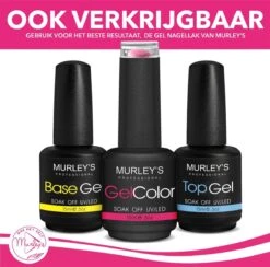 MURLEY’s Base & Top Coat Gellak Set- Acryl Basecoat & Topcoat - 2x 15ml - Gel Nagellak - Gelnagellak - UV / LED Lamp Gelnagels -Nagelbenodigdheden 1200x1185 3