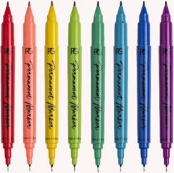 Pink Gellac - Permanent Marker Set - Nail-art Pennen - Set Van 8 Regenboogkleuren - Waterproof 4 Pink Gellac - Permanent Marker Set - Nail-art Pennen - Set Van 8 Regenboogkleuren - Waterproof -Nagelbenodigdheden 1200x1190 1