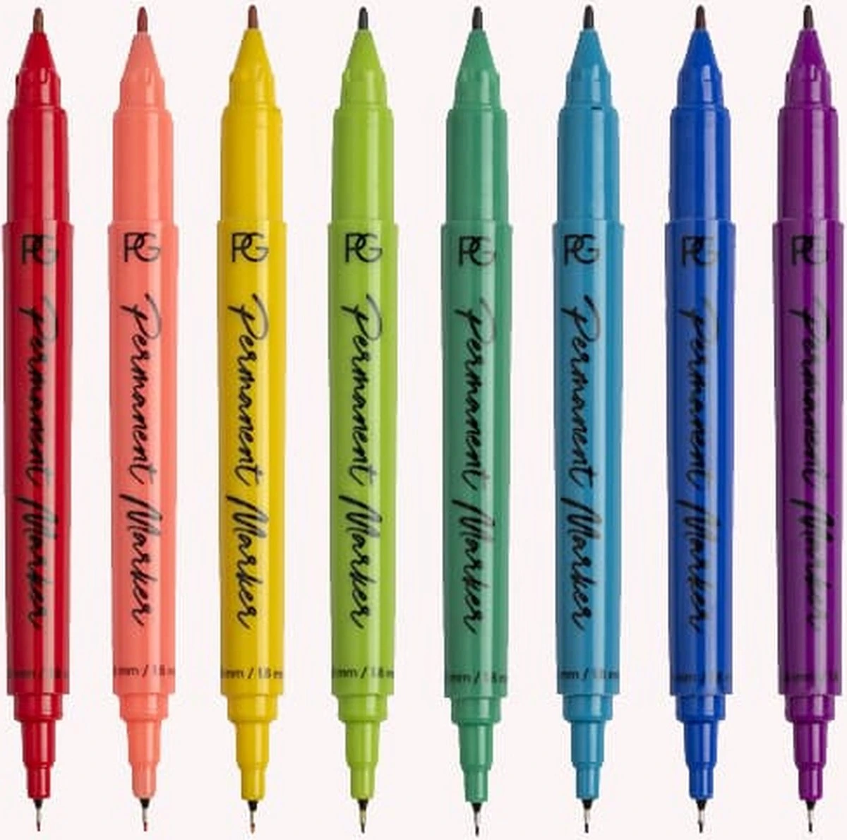 Pink Gellac - Permanent Marker Set - Nail-art pennen - Set van 8 regenboogkleuren - Waterproof Pink Gellac - Permanent Marker Set - Nail-art Pennen - Set Van 8 Regenboogkleuren - Waterproof -Nagelbenodigdheden 1200x1190 1