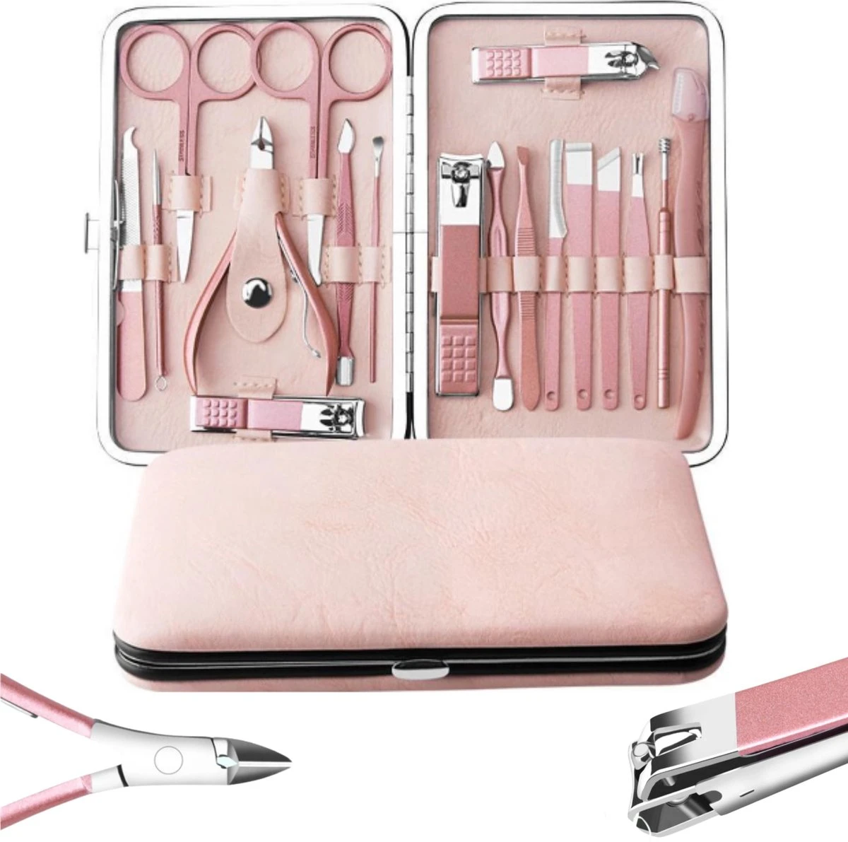 ⭐ATV PERFECTUM Luxe 18-delige - Manicure Set - met Lederen Opbergetui - Manicureset - Nagelschaartje - manicuresetje ⭐ATV PERFECTUM Luxe 18-delige - Manicure Set - Met Lederen Opbergetui - Manicureset - Nagelschaartje - Manicuresetje -Nagelbenodigdheden 1200x1191 10