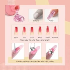 Polygel- Polygel Kit- Polygel Nagels- Polygel Starter Set - RH0594： Thin Nail File 1 Grey Nail File 1 48W White Nail Dryer Helmet Lamp 220V 1 Curved Tweezers 1 Glass Cup 1 Cuticle Fork 1 Cuticle Pusher 1 Nail Cutter 1 Dual End Nail Brush 1 8G Nail Gl -Nagelbenodigdheden 1200x1193 3