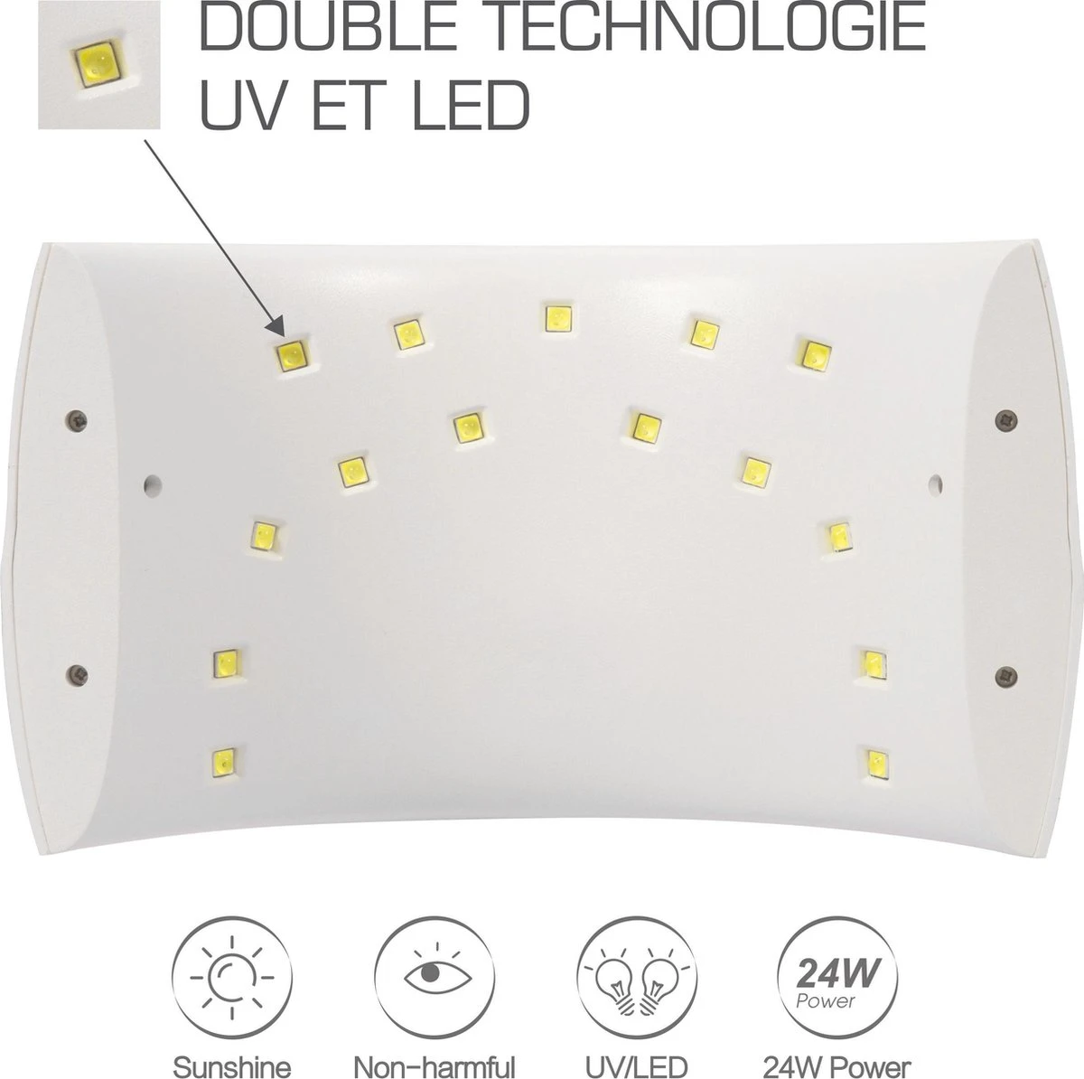 MEANAIL® PARIS - Icone - UV Lamp LED - Nageldroger - 24watt - Wit MEANAIL® PARIS - Icone - UV Lamp LED - Nageldroger - 24watt - Wit -Nagelbenodigdheden 1200x1194 4