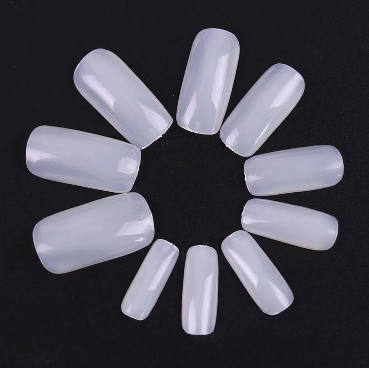 Nageltips Set - 100 stuks - Wit - French Nail Acryl Nails Merkloos Nageltips Set - 100 Stuks - Wit - French Nail Acryl Nails -Nagelbenodigdheden 1200x1197 8
