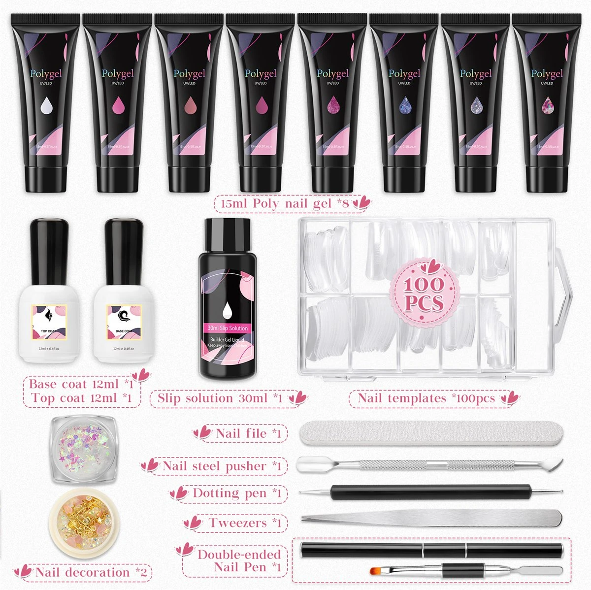 Nagels Set - 8 Kleuren - Nagels Starter Set - met toplaag, basislaag, slipoplossing, nagelverlengingsgel, gel builder - voor DIY voor beginners - beste cadeau Merkloos Nagels Set - 8 Kleuren - Nagels Starter Set - Met Toplaag, Basislaag, Slipoplossing, Nagelverlengingsgel, Gel Builder - Voor DIY Voor Beginners - Beste Cadeau -Nagelbenodigdheden 1200x1198 18