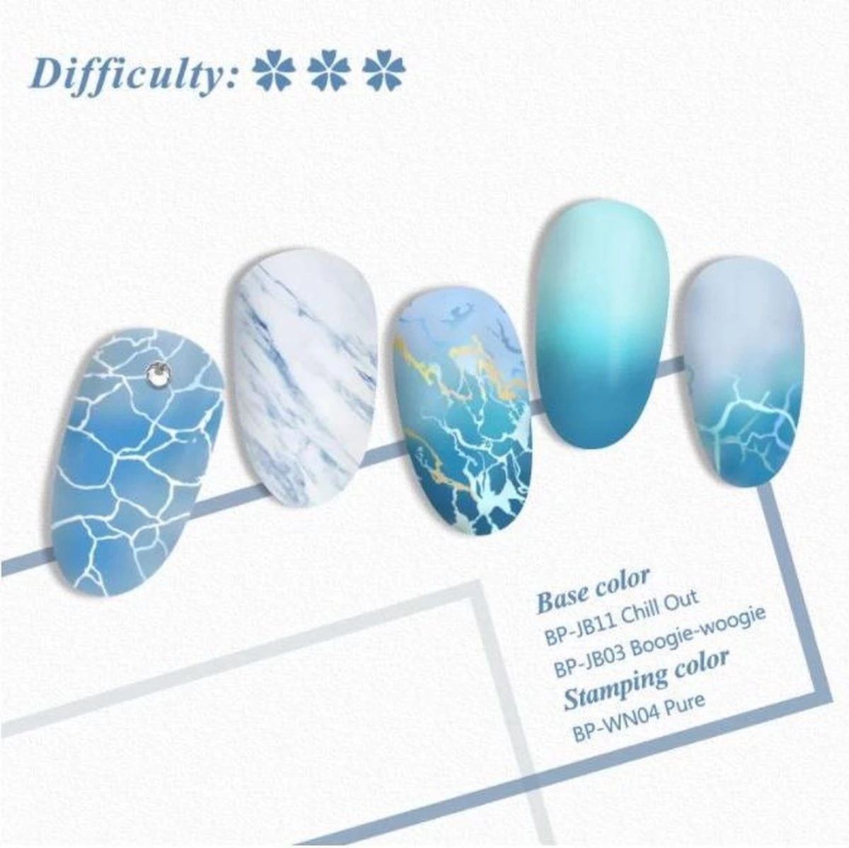 Nail Art Stempel plaat - French manicure - nagellak acryl - Marmer patroon Sjabloon Nail Art Stempel Plaat - French Manicure - Nagellak Acryl - Marmer Patroon Sjabloon -Nagelbenodigdheden 1200x1198 21