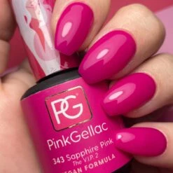 Pink Gellac - Sapphire Pink - Gellak - Vegan - Roze - Glanzend - 15ml -Nagelbenodigdheden 1200x1200 114