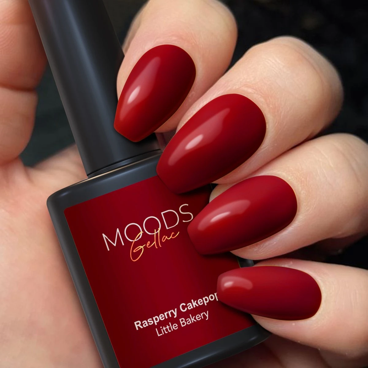 Moods Gellac - Raspberry Cakepop - Gellak - Classy Rood - 15ML Moods Gellac - Raspberry Cakepop - Gellak - Classy Rood - 15ML -Nagelbenodigdheden 1200x1200 124