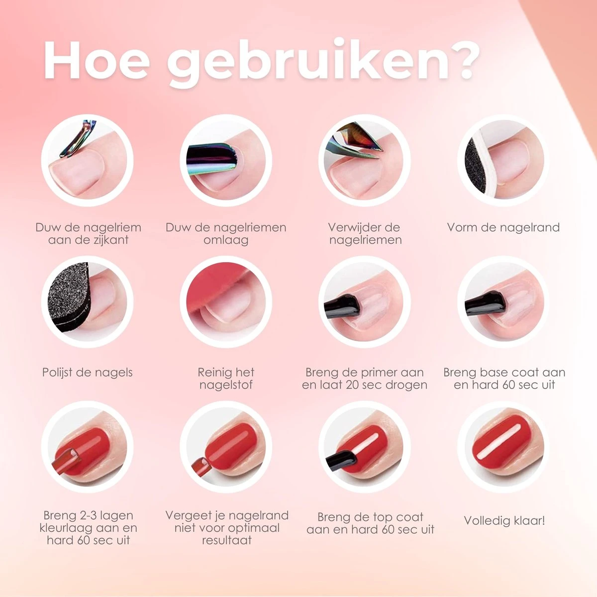 Moods Gellac - Primer - Nagellak - Gellak Starterspakket - Nagels - Gellak Set - 15 ML Moods Gellac - Primer - Nagellak - Gellak Starterspakket - Nagels - Gellak Set - 15 ML -Nagelbenodigdheden 1200x1200 130