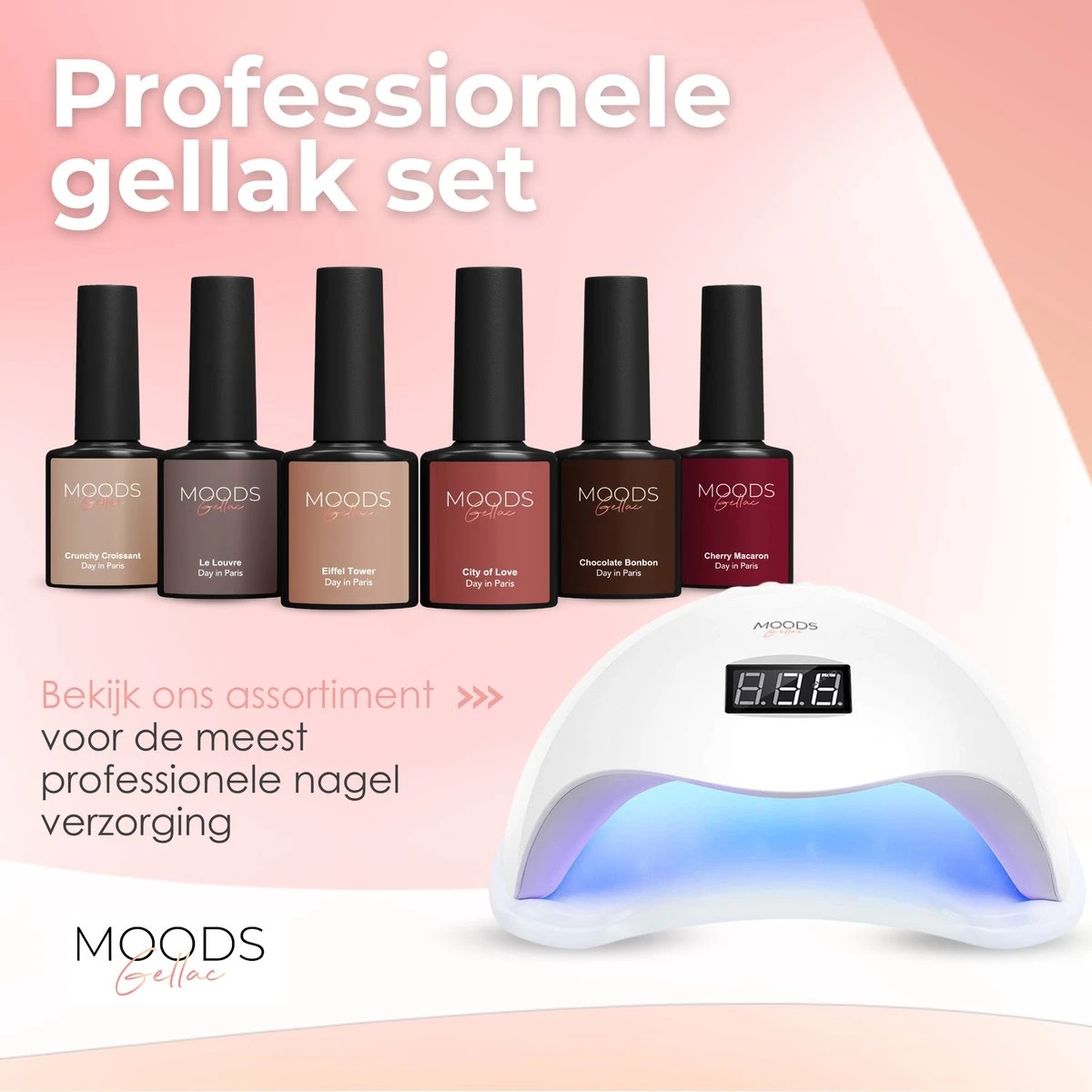 Moods Gellac 6-delige Set - Gel Nagellak - 8ML - Day in Paris - Gellac - Nagels - Gellak Starterspakket - Caramel Kleuren Moods Gellac 6-delige Set - Gel Nagellak - 8ML - Day In Paris - Gellac - Nagels - Gellak Starterspakket - Caramel Kleuren -Nagelbenodigdheden 1200x1200 170