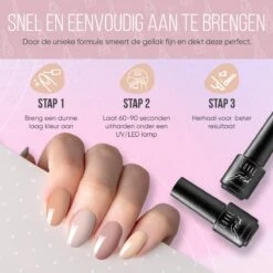 Lovae Cosmetics Gellak - Starterspakket - Base Coat - Primer - Shiny Top Coat - 10ML -Nagelbenodigdheden 1200x1200 178