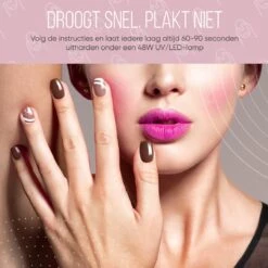 Lovae Cosmetics Gellak - 6-delige Set - Gel Nagellak - Dark Nude - Gellac - 8ML -Nagelbenodigdheden 1200x1200 218