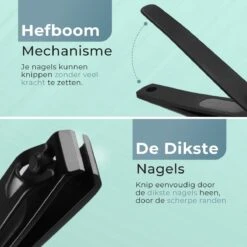 Christian Deluxe® Combo Nagelknipper Set - Zwart - Inclusief Luxe Opberg Etui - Nagelschaar Voor Knippen Van Teennagels En Vingernagels -Nagelbenodigdheden 1200x1200 283