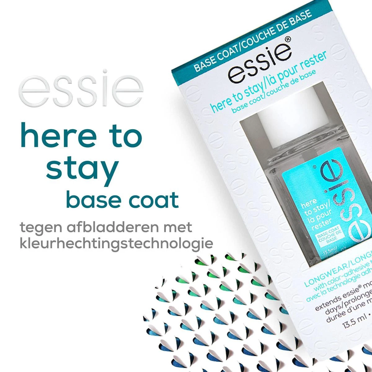 Essie Here To Stay Base Coat - Nagellak Essie Here To Stay Base Coat - Nagellak -Nagelbenodigdheden 1200x1200 284