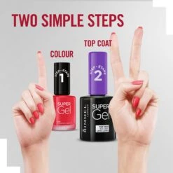 Rimmel London Super Gel Nagellak Stap 2 Top Coat - 00 Transparant 6 Rimmel London Super Gel Nagellak Stap 2 Top Coat - 00 Transparant -Nagelbenodigdheden 1200x1200 294