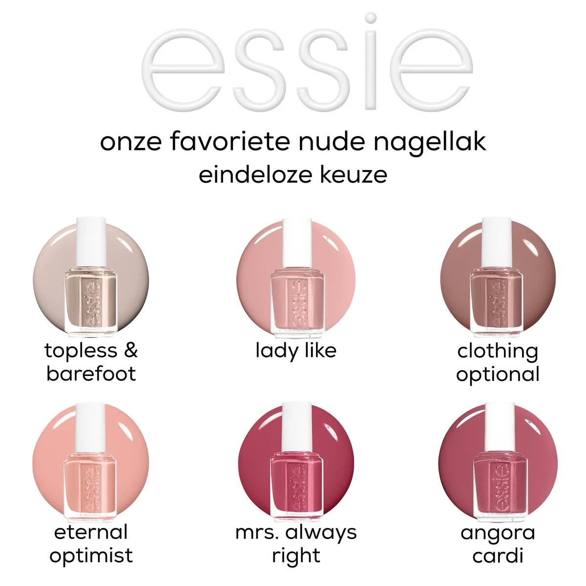Essie Rocky Rose Collectie Nagellak - 644 Into The A Bliss - Roze - Glanzend - Limited Edition - 13,5 ml Essie Rocky Rose Collectie Nagellak - 644 Into The A Bliss - Roze - Glanzend - Limited Edition - 13,5 Ml -Nagelbenodigdheden 1200x1200 316