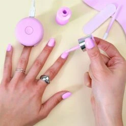 Le Mini Macaron Fairy Floss Gel Manicure Kit - 3-in-1 Manicure Kit - Fairy Floss -Nagelbenodigdheden 1200x1200 417
