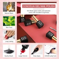 Royala D11 Gellak Starters Pakket + Inclusief UV LED Lamp + 10 Verschillende Gellak Kleuren - Gellak Lamp – Gellac Set - Alle Benodigdheden In Eén - Uitgebreid 62-Delig Pakket- Gel Polish Set - Gellak Set - UV LED Lamp -Nagelbenodigdheden 1200x1200 445