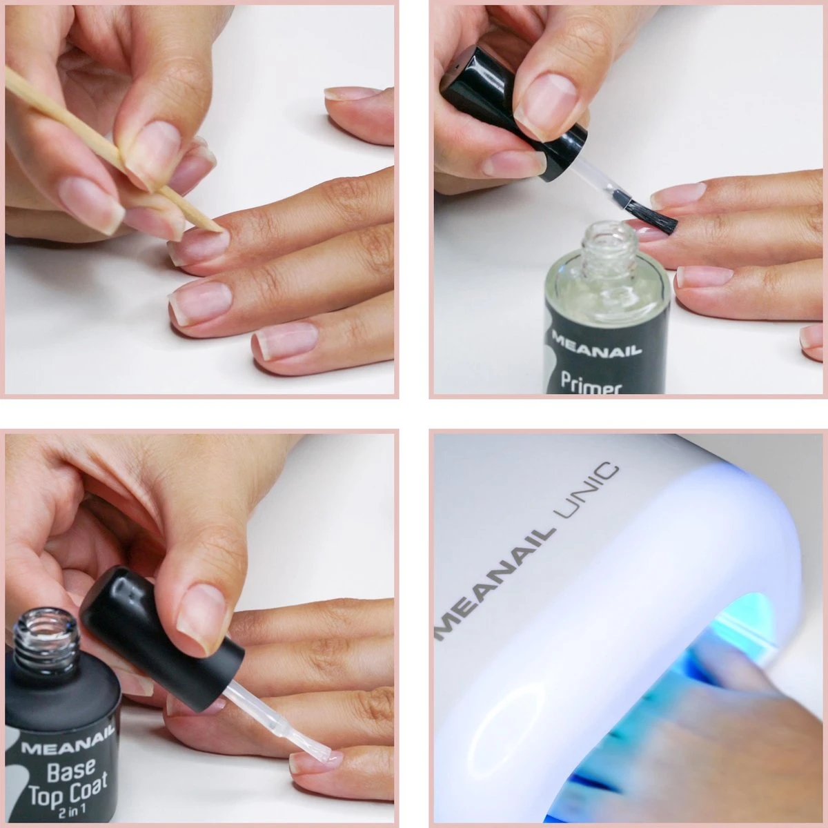 Méanail - Gellak – Led lamp 48w - Gellak starterspakket - Gel nagellak - Basic Nude Méanail - Gellak – Led Lamp 48w - Gellak Starterspakket - Gel Nagellak - Basic Nude -Nagelbenodigdheden 1200x1200 538