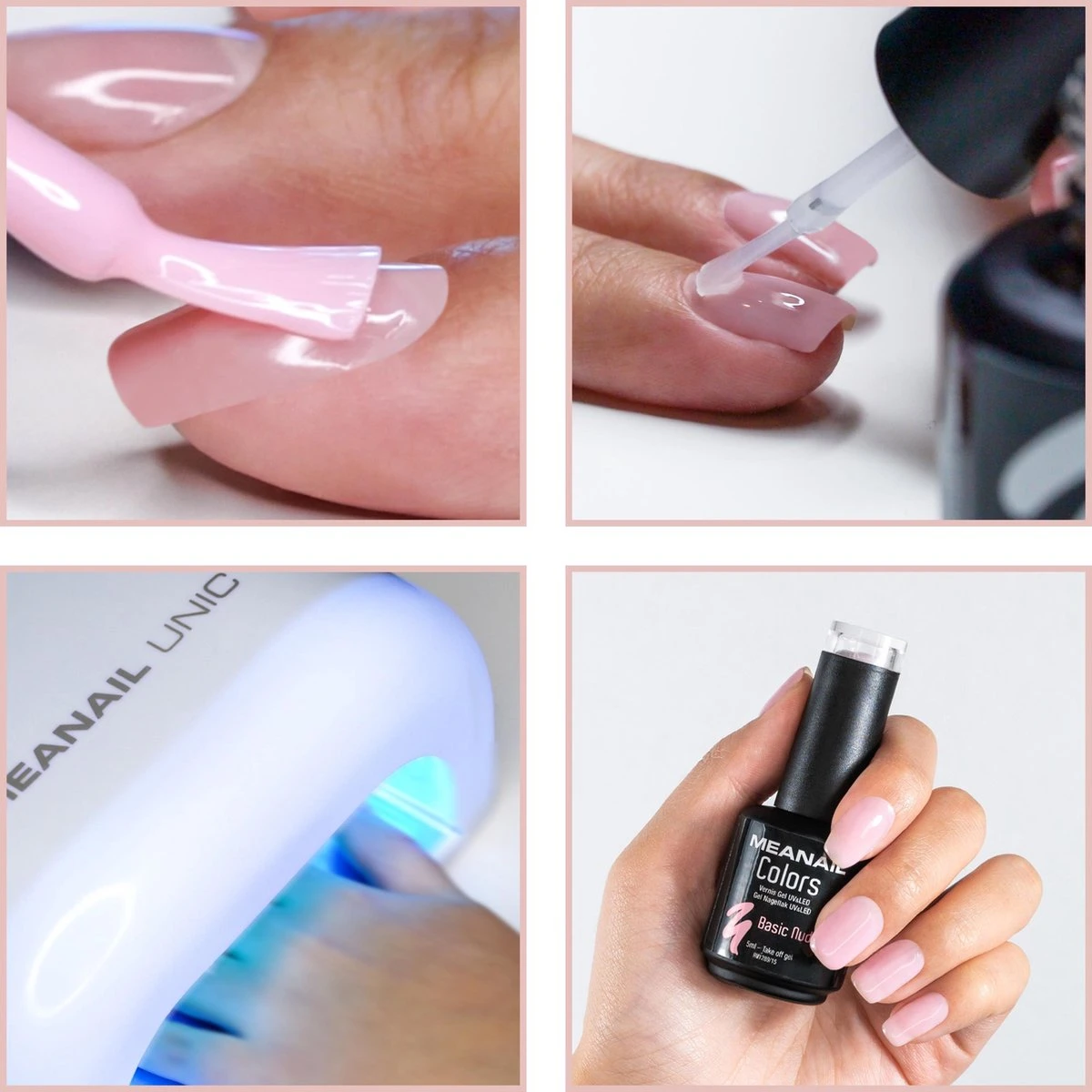 Méanail - Gellak – Led lamp 48w - Gellak starterspakket - Gel nagellak - Basic Nude Méanail - Gellak – Led Lamp 48w - Gellak Starterspakket - Gel Nagellak - Basic Nude -Nagelbenodigdheden 1200x1200 539