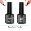 GUAPÀ® Base En Top Coat Gellak | Gellak | Gellak Starterspakket | High Shine No Wipe Top Gel | Base Coat Gellak | Poly Gel | Acryl Nagels | Nagels | 2 X 7ml -Nagelbenodigdheden 1200x1200 545