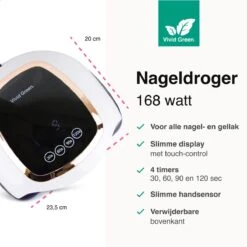 Vivid Green UV Lamp Gelnagels - Led Nagellamp - Gellak Nagel Lamp - Nageldroger - Naggellak Droger - Nagels - 168W -Nagelbenodigdheden 1200x1200 603