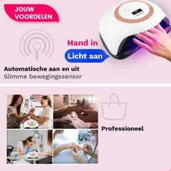 Seidon© Nageldroger 168W - LED Lamp Nagels - Gellak Lamp - UV Lamp Gelnagels -Nagelbenodigdheden 1200x1200 624