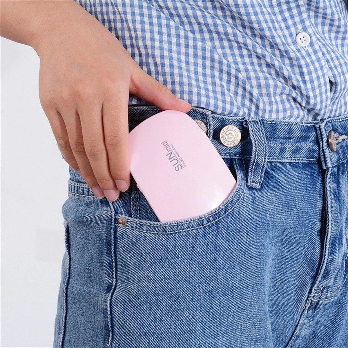 Nagellak Droger SunMini - Professioneel & Compact - LED verlichting 6W - Gellak - Nagel Lamp - Nagelverzorging - USB oplader - Nagellak Droger - Nagellak Lamp - Roze Nagellak Droger SunMini - Professioneel & Compact - LED Verlichting 6W - Gellak - Nagel Lamp - Nagelverzorging - USB Oplader - Nagellak Droger - Nagellak Lamp - Roze -Nagelbenodigdheden 1200x1200 634