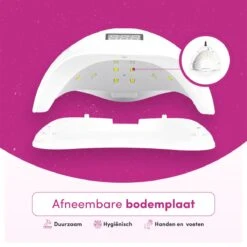 TheBeautyWay Nageldroger - Voor Gelnagels - Geschikt Voor Elke Nagel Gellak - 24 LEDs -Nagelbenodigdheden 1200x1200 640