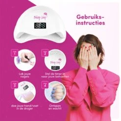 TheBeautyWay Nageldroger - Voor Gelnagels - Geschikt Voor Elke Nagel Gellak - 24 LEDs -Nagelbenodigdheden 1200x1200 642